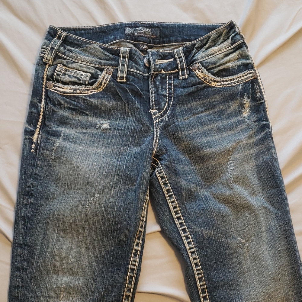 Silver Suki jeans